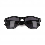 Gafas de sol con logotipo recicladas protección UV400 SunCork color negro segunda vista