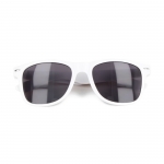 Gafas de sol con logotipo recicladas protección UV400 SunCork color blanco segunda vista