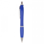 Bolígrafo de ABS personalizable antibacteriano tinta azul Colors color azul tercera vista