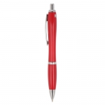 Bolígrafo de ABS personalizable antibacteriano tinta azul Colors color rojo tercera vista