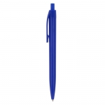 Bolígrafo clásico con clip para gota de resina tinta azul PrintClip color azul oscuro tercera vista