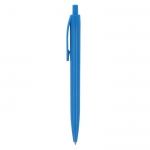 Bolígrafo clásico con clip para gota de resina tinta azul PrintClip color azul tercera vista