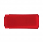 Colorido estuche personalizado de plástico con 5 tiritas incluidas color rojo segunda vista