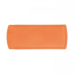 Colorido estuche personalizado de plástico con 5 tiritas incluidas color naranja segunda vista