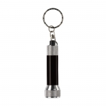 Original llavero con linterna de aluminio de tamaño pequeño MiniLight color negro segunda vista