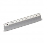 Metro de carpintero plegable personalizado Carpenter 1M color blanco