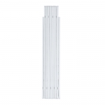 Metro de carpintero plegable personalizado Carpenter 1M color blanco tercera vista