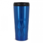 Vaso termo con original diseño geométrico de ondas 450ml Waves color azul segunda vista