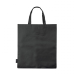 Sencilla bolsa para empresas de tejido sin tejer 80 g/m2 Plaza Large color negro tercera vista