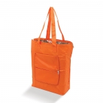 Bolsa nevera personalizada barata de poliéster 210T Fresh color naranja