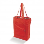 Bolsa nevera personalizada barata de poliéster 210T Fresh color rojo