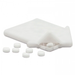 Caramelos de publicidad y sabor menta en forma de casa MintHouse color blanco tercera vista