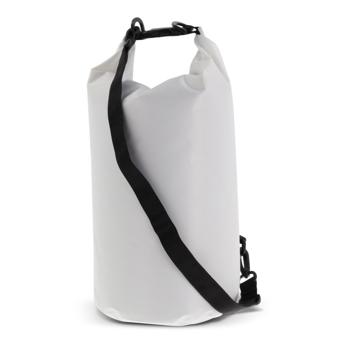 Bolsa bandolera impermeable de PVC capacidad 10 litros Bayside XL color blanco Bolsa bandolera impermeable de PVC capacidad 10 litros Bayside XL color blanco