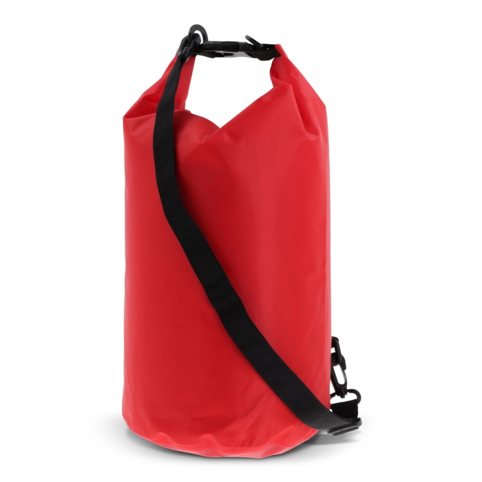 Bolsa bandolera impermeable de PVC capacidad 10 litros Bayside XL color rojo Bolsa bandolera impermeable de PVC capacidad 10 litros Bayside XL color rojo