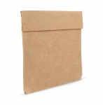 Portasnacks térmico de papel reciclado con cierre de velcro Snacks color marrón
