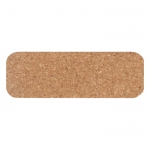 Identificador de corcho para empresas con imperdible Cork color natural tercera vista