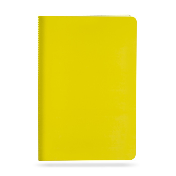 Cuaderno personalizado de colores llamativos A5 hojas lisas University color amarillo claro Cuaderno personalizado de colores llamativos A5 hojas lisas University color amarillo claro