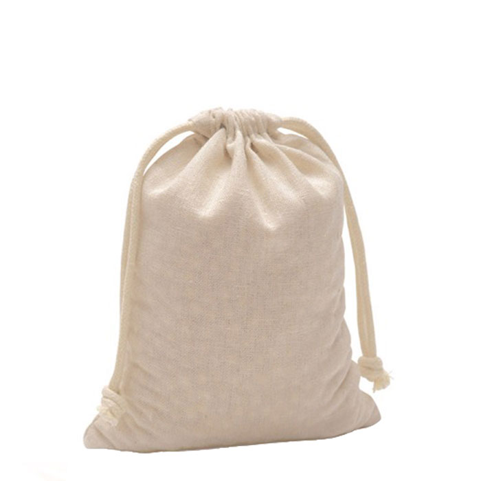 Bolsa de regalo de algodón con certificación OEKO-TEX 10x14 cm