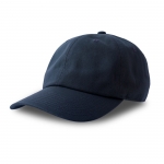Gorras para merchandising corporativo de algodón peinado Uptown color azul marino
