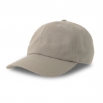 Gorras para merchandising corporativo de algodón peinado Uptown color gris claro