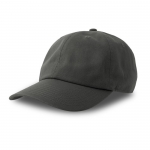 Gorras para merchandising corporativo de algodón peinado Uptown color gris oscuro