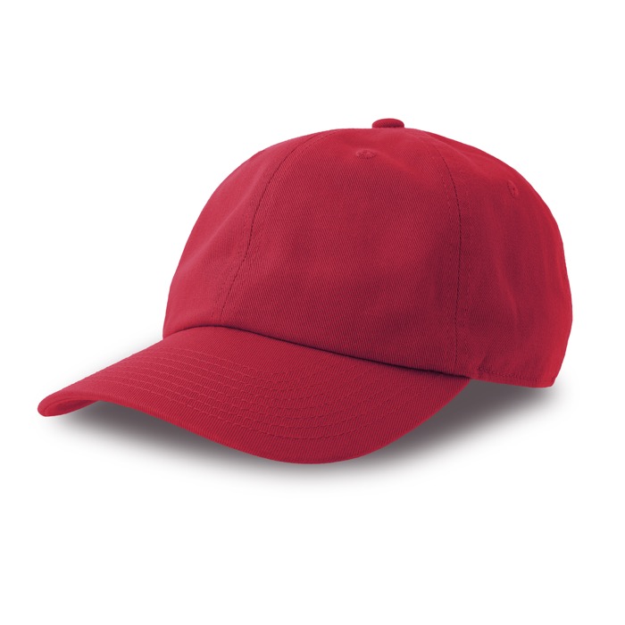 Gorras para merchandising corporativo de algodón peinado Uptown color rojo Gorras para merchandising corporativo de algodón peinado Uptown color rojo