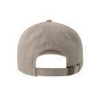 Gorras para merchandising corporativo de algodón peinado Uptown color gris claro