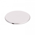 Base de carga inalámbrica 15W en caja de presentación Powerful color blanco tercera vista