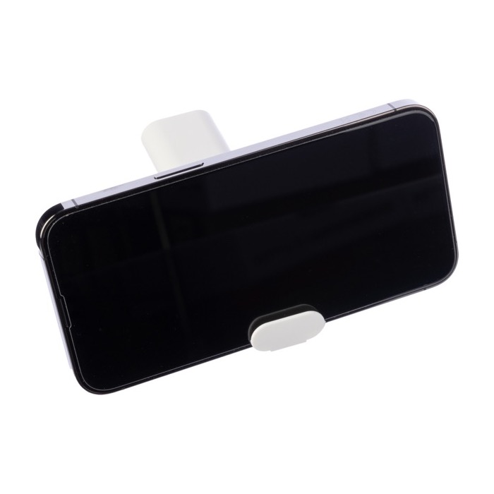 Cable de carga y transferencia de datos con varias funciones color blanco sexta vista