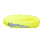 Funda para casco de bicicleta reflectante impermeable Reflex color amarillo cuarta vista