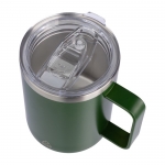 Vaso 300ml antifugas de acero inoxidable reciclado color verde sexta vista
