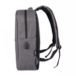 Mochilas corporativas de plástico reciclado para portátil de 15'' Investor color gris primera vista