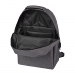Mochilas corporativas de plástico reciclado para portátil de 15'' Investor color gris décima vista