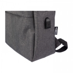 Mochilas corporativas de plástico reciclado para portátil de 15'' Investor color gris octava vista