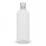 Botella de vidrio borosilicato antifugas grande de 1L Glass Fridge color transparente