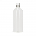 Botella de vidrio borosilicato antifugas grande de 1L Glass Fridge color transparente segunda vista