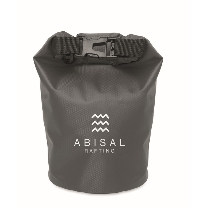 Bolsa de poliéster resistente al agua con capacidad 1,5 litros Bayside color gris oscuro vista principal