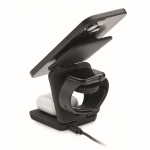 Cargador magnético plegable de ABS 3 en 1 que sirve para soporte color negro quinta vista