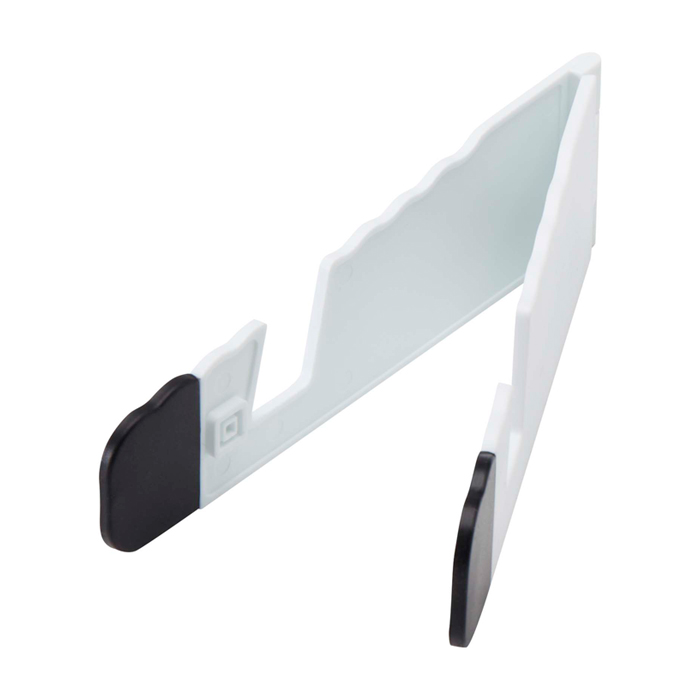 Soporte personalizado muy original para tablet y smartphone Minim color blanco segunda vista frontal Soporte personalizado muy original para tablet y smartphone Minim color blanco segunda vista frontal