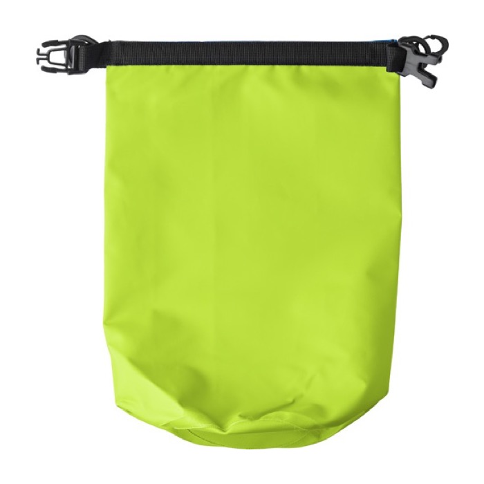 Bolsa impermeable con asa ajustable y capacidad 3,5 litros Bayside L color verde claro segunda vista Bolsa impermeable con asa ajustable y capacidad 3,5 litros Bayside L color verde claro segunda vista