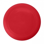 Frisbee personalizado con logo serigrafiado para eventos Santa Mónica color rojo primera vista
