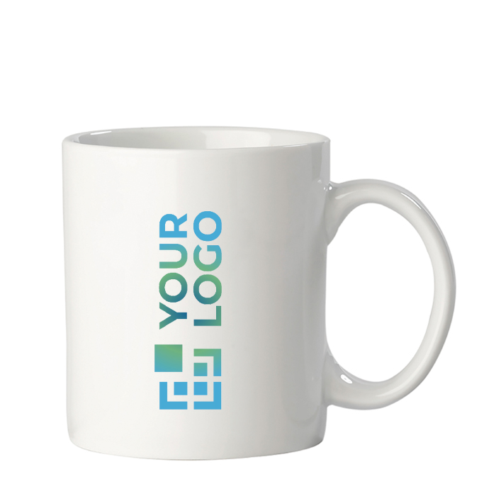 Taza promocional blanca de cerámica especial para sublimación 300ml