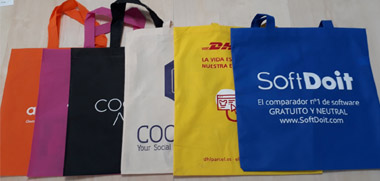 Bolsas publicitarias en el eShow