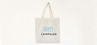 Bolsas personalizadas tela Gift Campaign