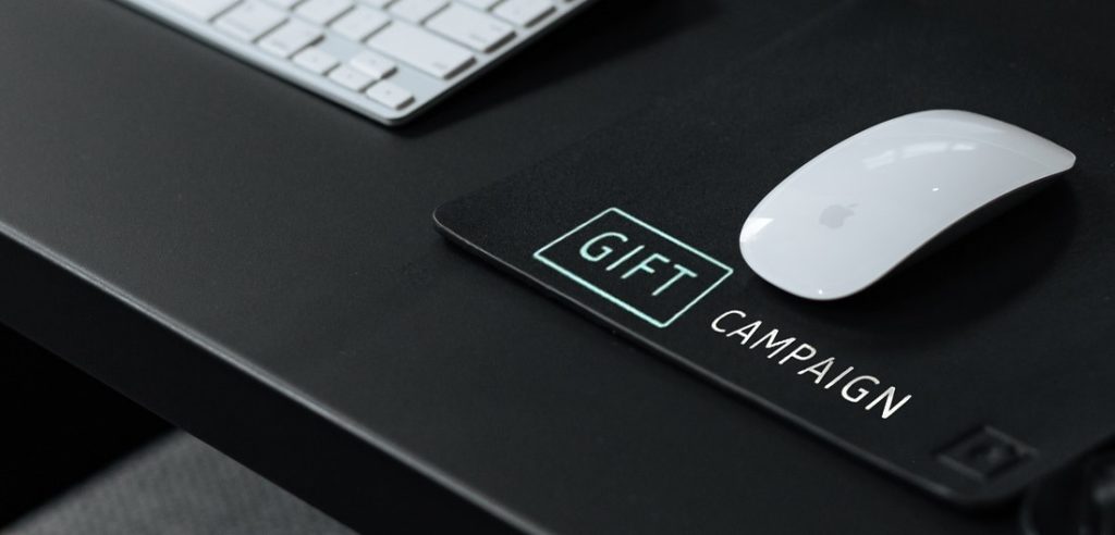 Alfombrilla de ratón personalizada con logo Gift Campaign