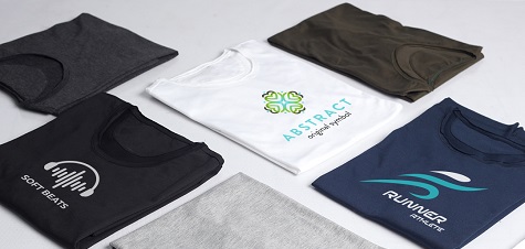 camisetas con logo textil