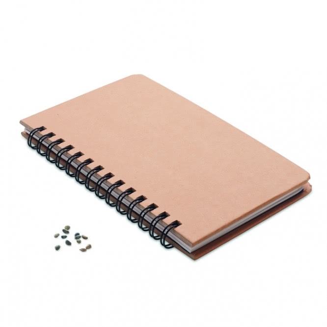 libreta con semillas