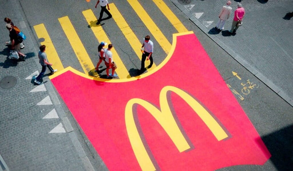 Paso de cebra de Mc Donalds