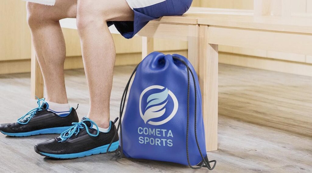 Mochila de cuerdas con el logotipo de empresa