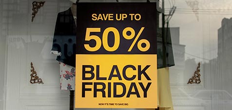 Cartel descuentos black friday